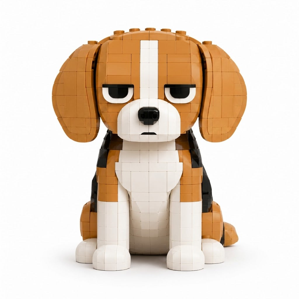 😑 ¿En serio? Set de construcción Beagle 🐶