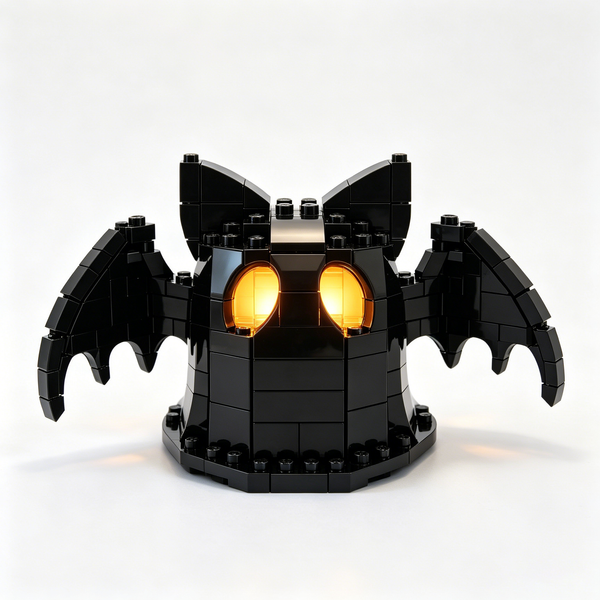 🦇 Collectible Glowing Bat Ghost Brick Set 👻✨