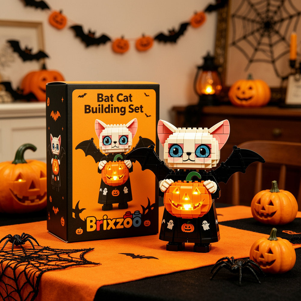 🐱🦇 ¡Bat Cat está listo para Halloween! 🎃