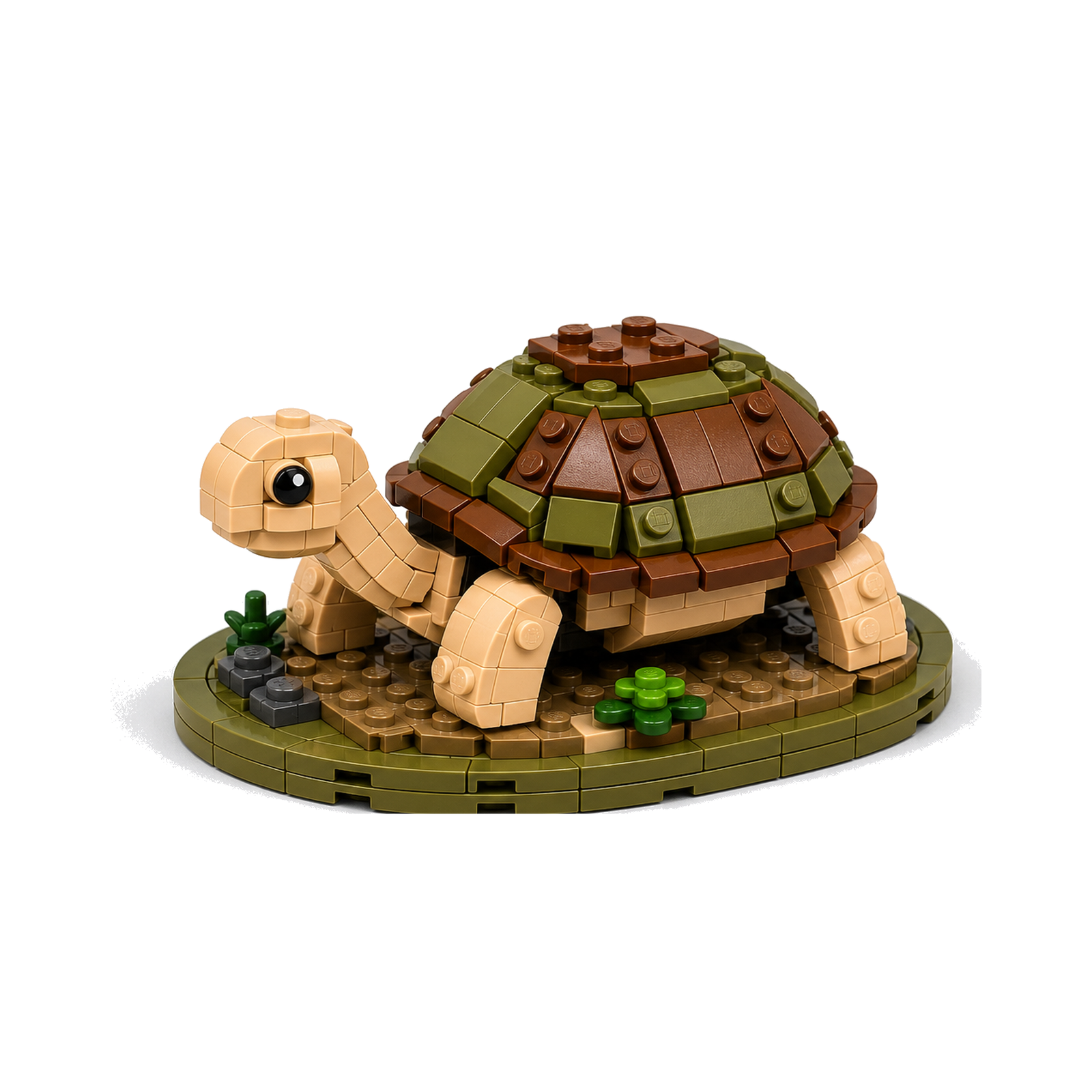 Pebbleback Tortoise Building Block Set🐢