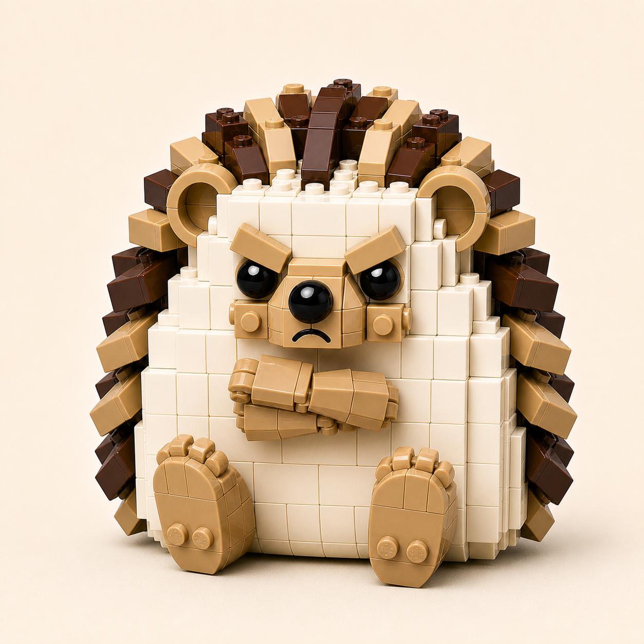 Grumpy Hedge Hug Brick Set🦔