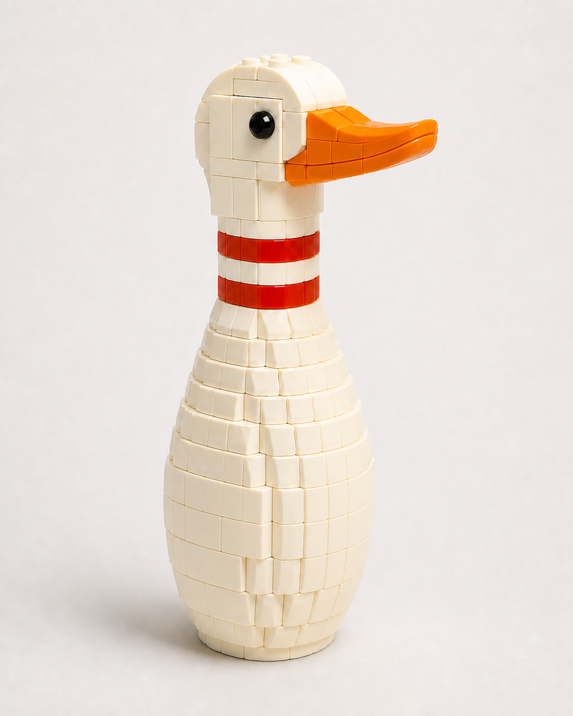 🎳🦆 Lucky Duck Bowling Pin Brick Set