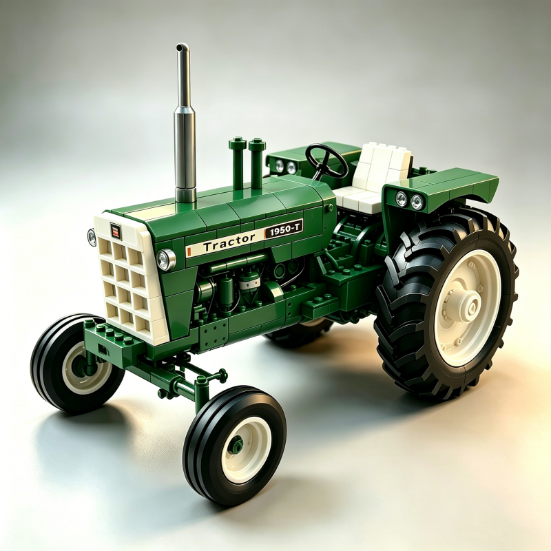Bausatz Retro-Traktor der Heritage-Serie von 1950 – Sammleredition „Grünes Feld“