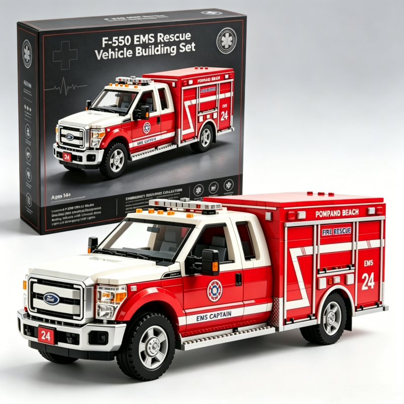🚑 F-550 EMS Emergency Response Vehicle Building Set