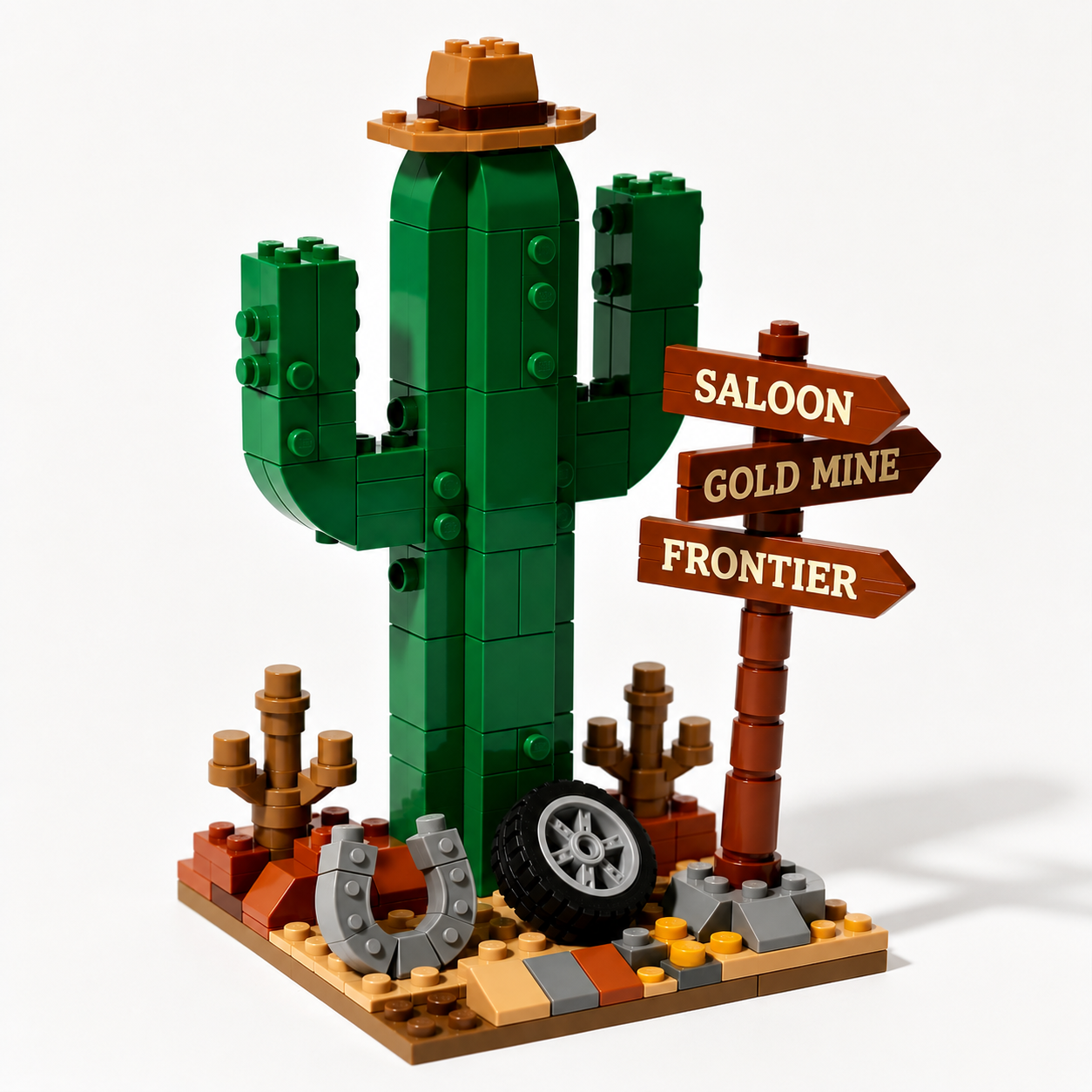 Wild West Cactus Building Set 🌵🏜️