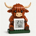Highland Cow Climate Keeper Building Set | Functional Desk Décor