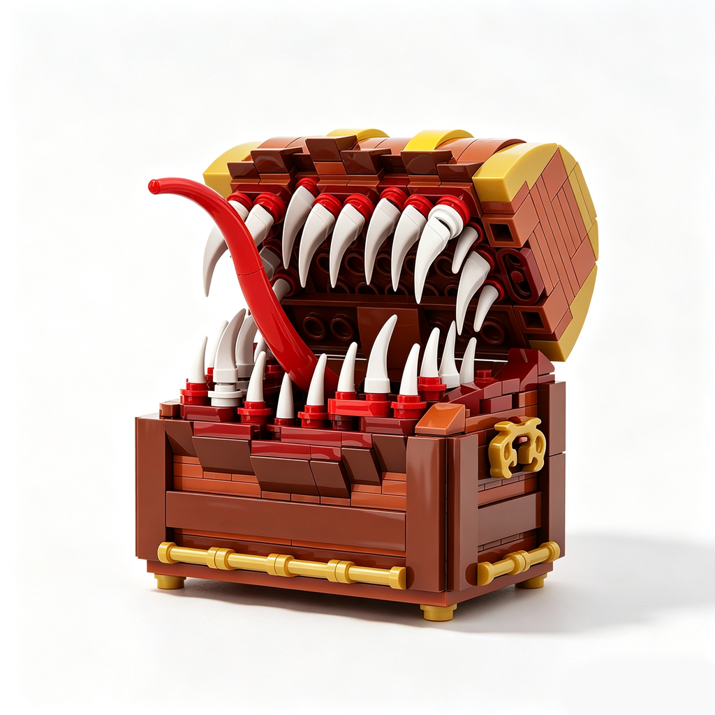 Monster Treasure Chest Brick Set