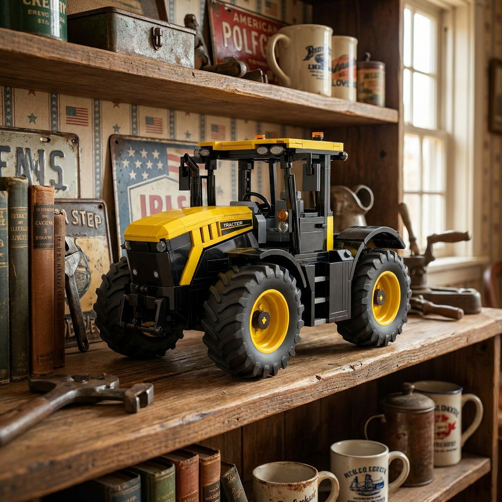 🚜Heritage Farm Tractor Building Block Set