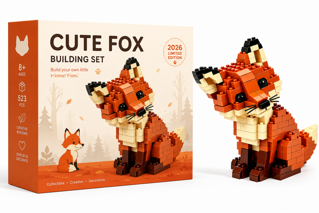 Niedliches Fuchs-Bauset