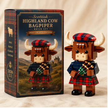 🐂🌻☕️🌸Highland Cow Brick Set Collection