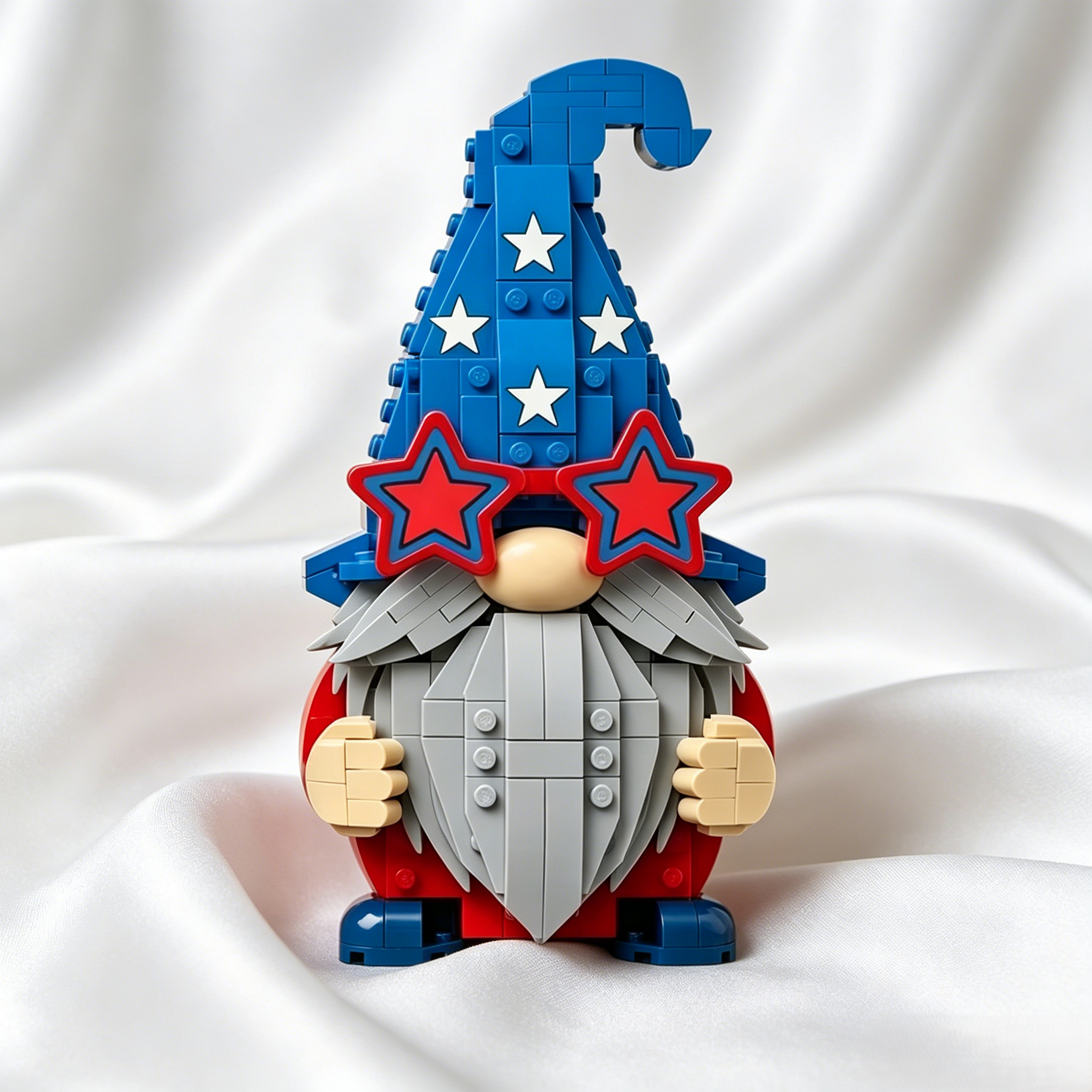 Amerika 250. Jubiläums-Zwergen-Baustein-Set