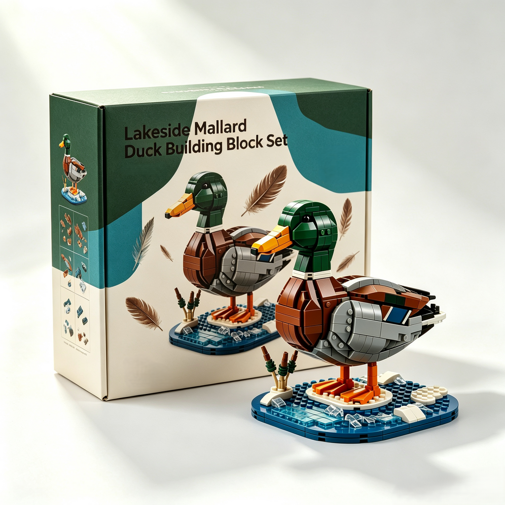 Lakeside Mallard Duck Building Block Set
