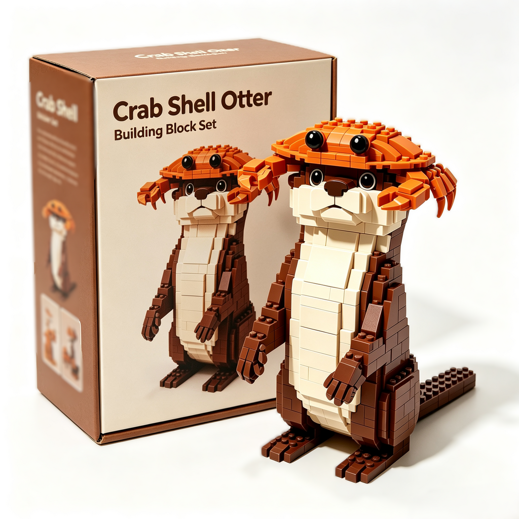 Crab Shell Otter Building Block Set