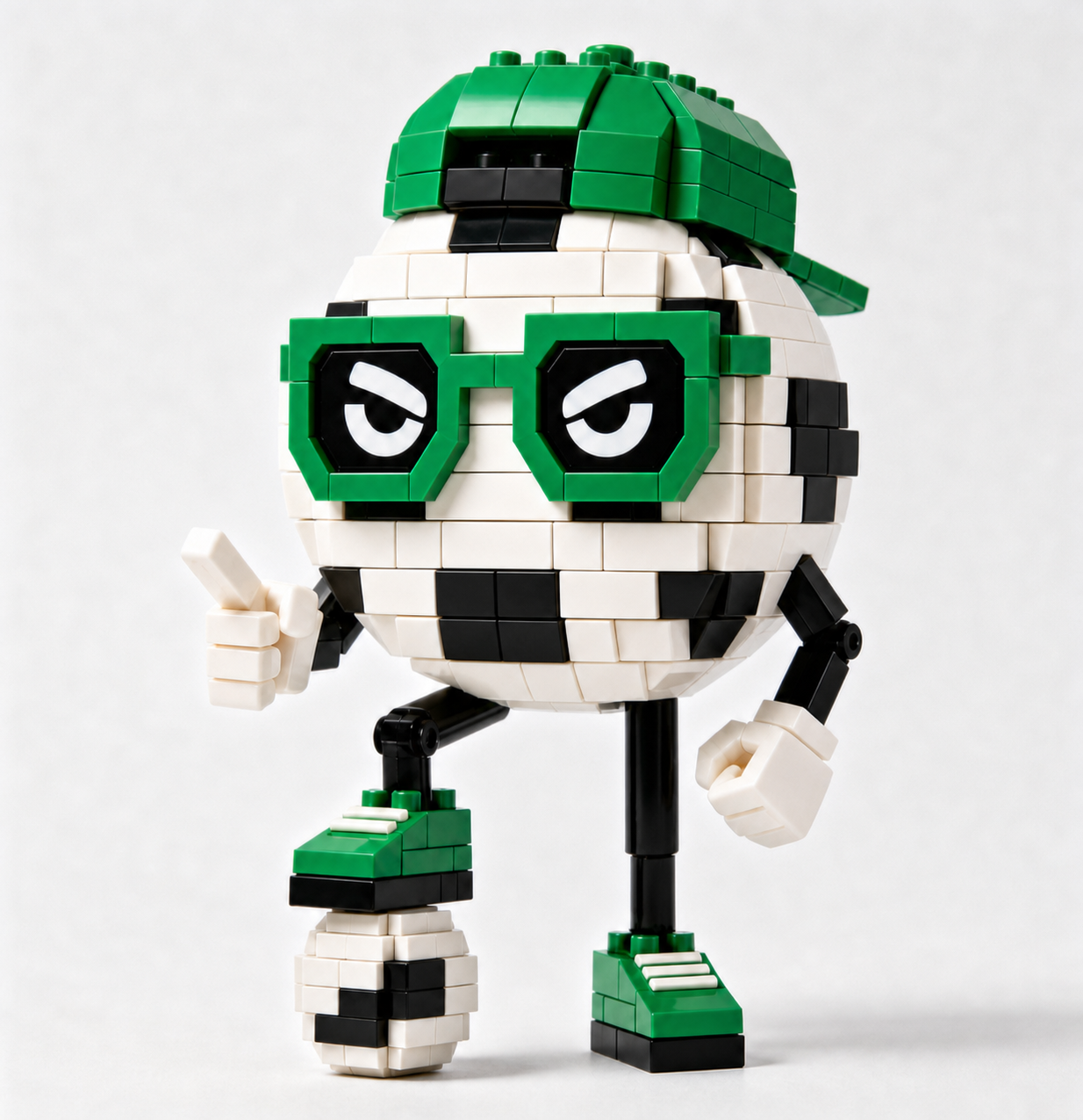 Soccer Mood Character Brick Building Set