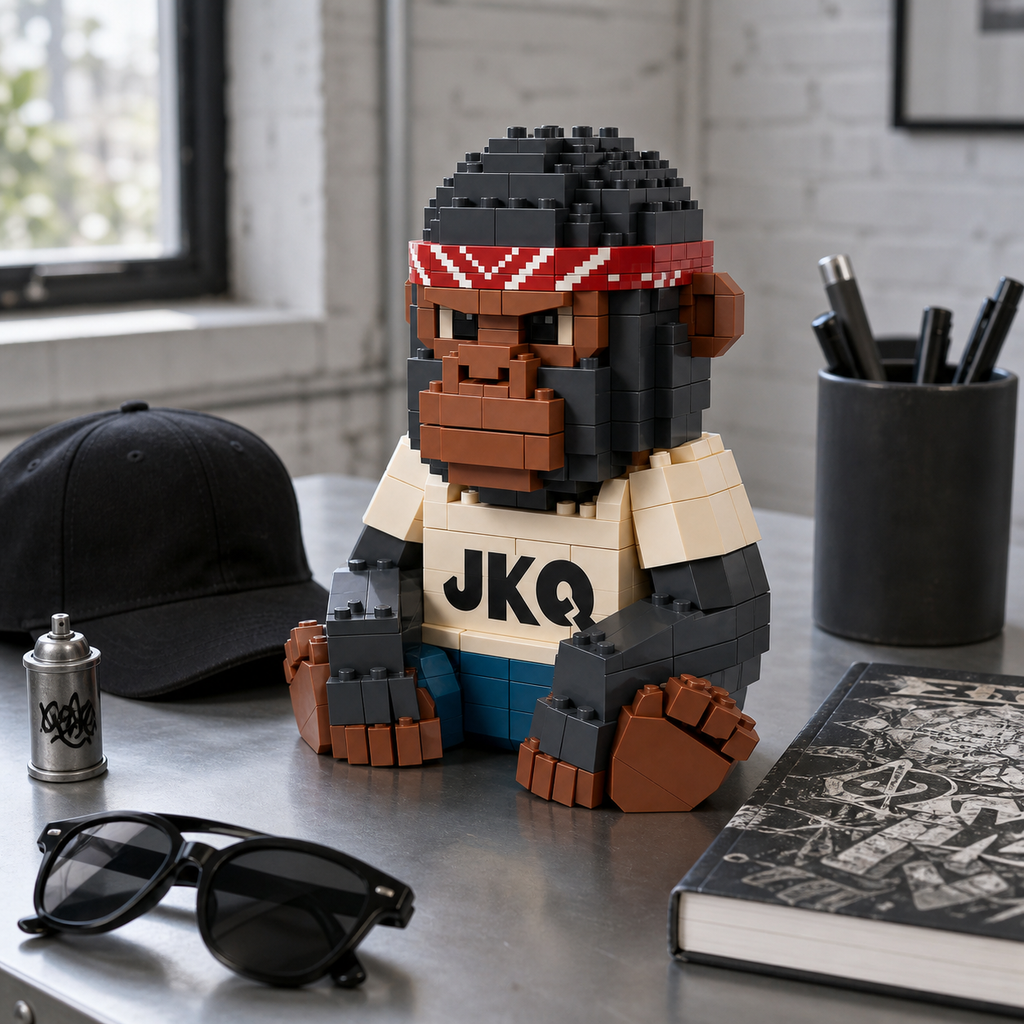 Mood Gorilla Brick Building Set