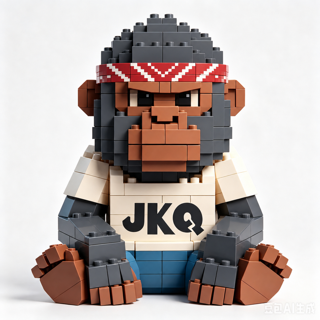 Mood Gorilla Brick Building Set