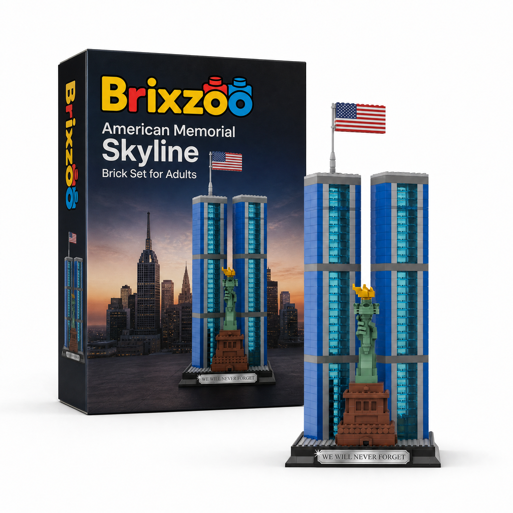 American Memorial Skyline Brick Set for Adults