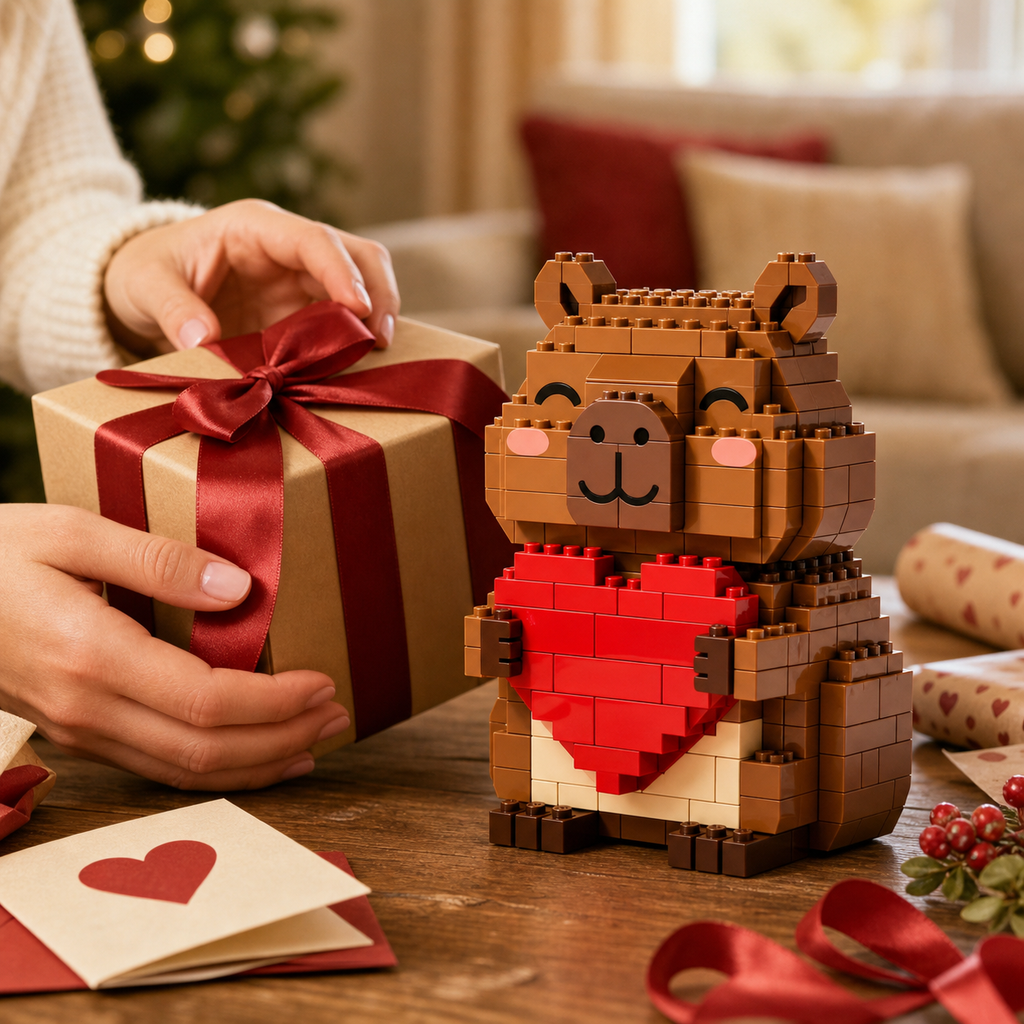 Brick Cats – Schwarzer Maine Coon Bausatz