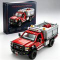 🚒F-550 Fire Rescue Truck Building Set - Salute to the heroes who went against the flames