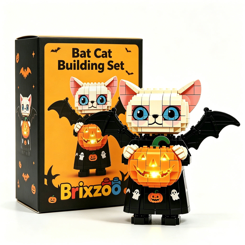 🐱🦇 ¡Bat Cat está listo para Halloween! 🎃