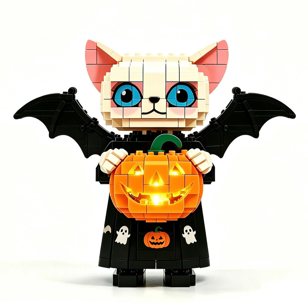 🐱🦇 ¡Bat Cat está listo para Halloween! 🎃