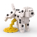 🐶💛 Funny Peeing Dog Brick Set ✨