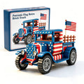 ⭐ Old-Fashioned Stars & Stripes Brick Truck Collectible Vehicle Toy