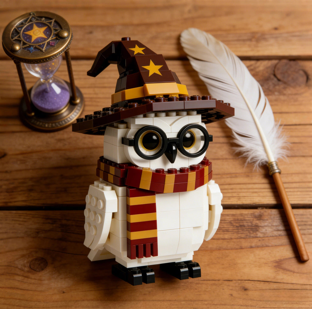 Magic World Snowy Owl Brick Set – Limited Collector’s Edition🦉
