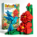 Hummingbird & Hibiscus Garden Brick Set 🌺🐦
