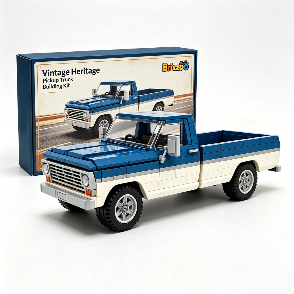 Vintage Heritage Pickup Truck Building Kit  🛻🏔️