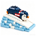 Little Sliding Penguin Winter Brick Set 🐧❄️ | Kawaii Snowy Scene Building Kit with Iceberg