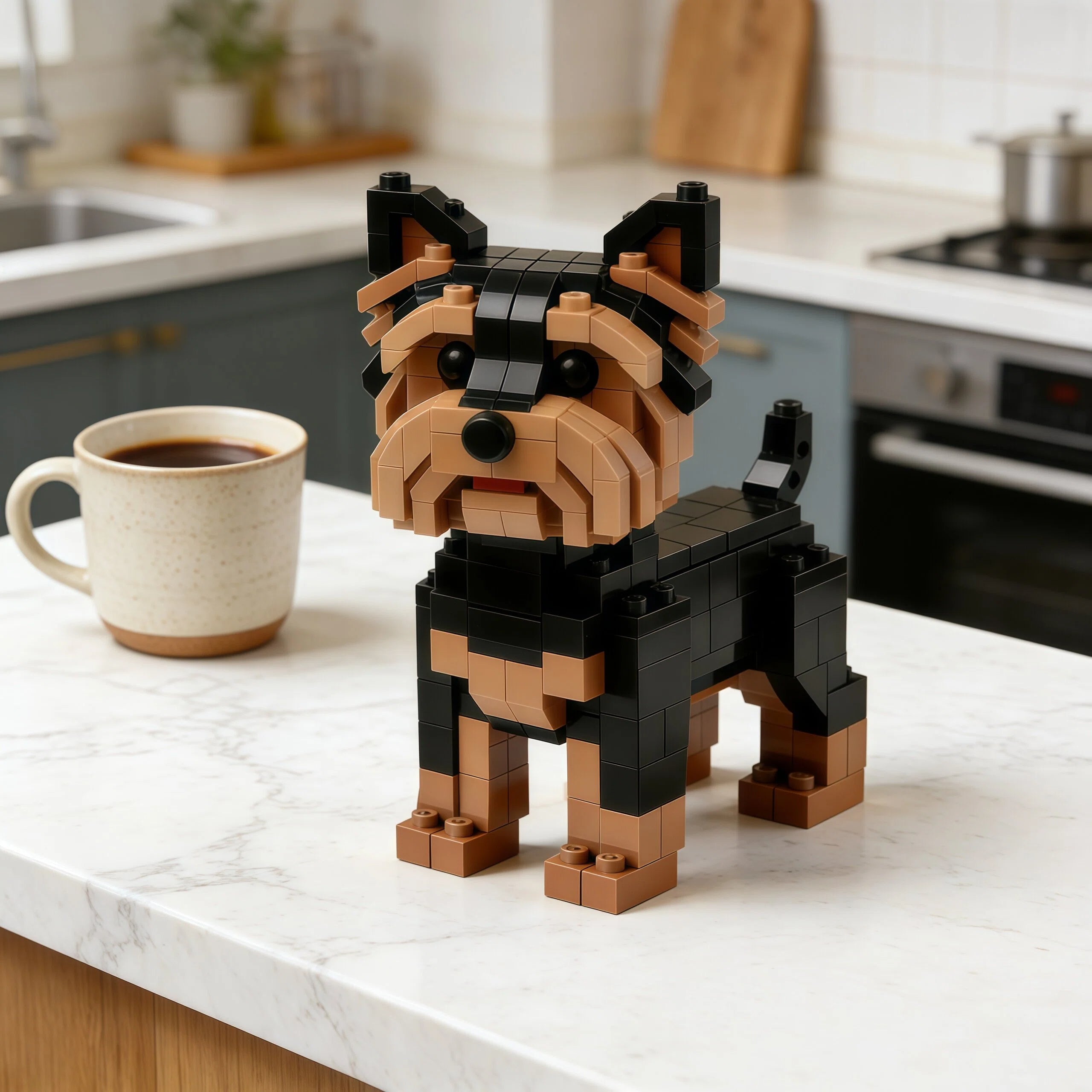 Brick Dogs—Yorkshire Terrier Brick Set