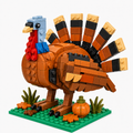 🦃🎃 Collectible Harvest Turkey Brick Set 🍂✨