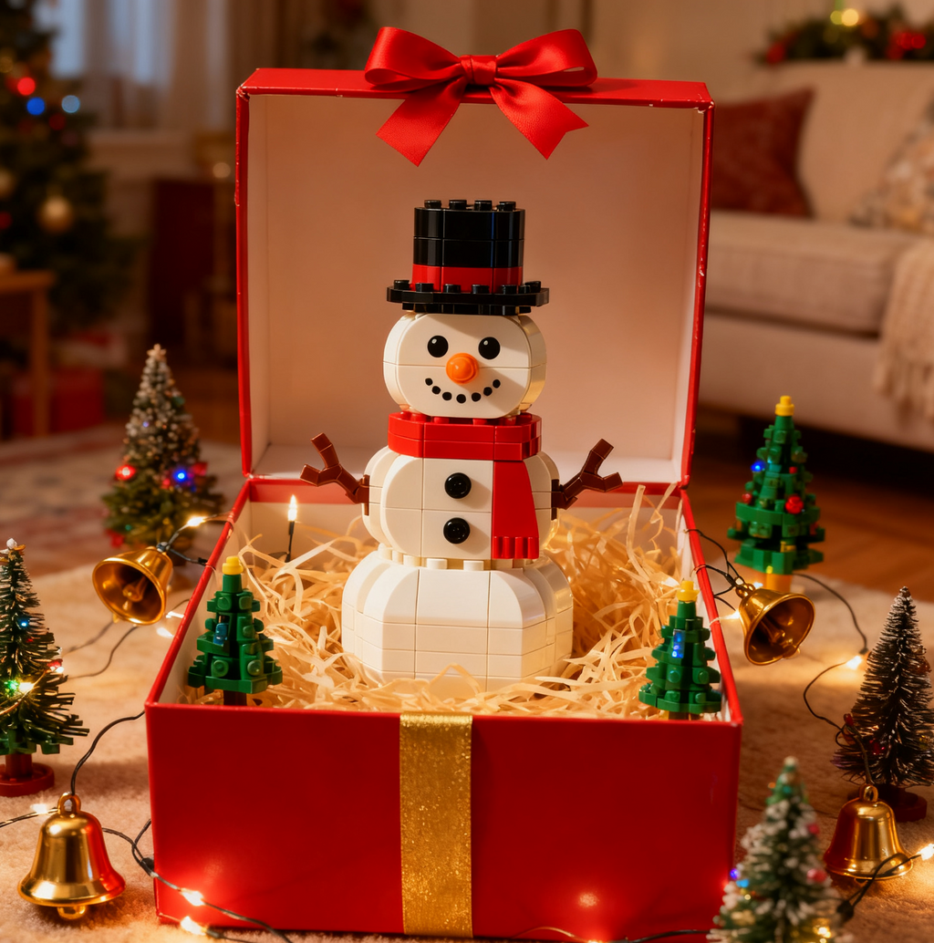 Weihnachtsedition 2025 – Schneemann-Bausteine