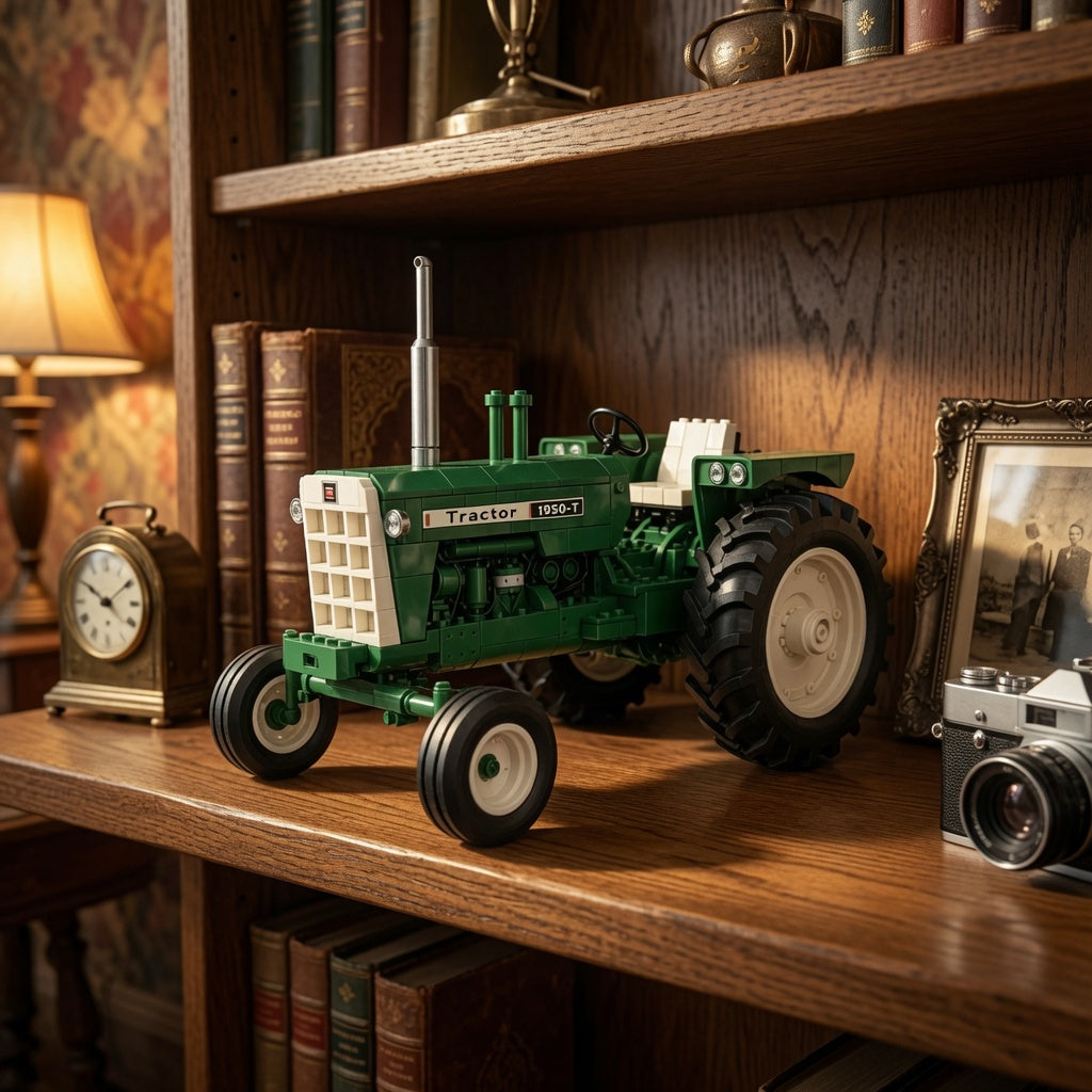 Bausatz Retro-Traktor der Heritage-Serie von 1950 – Sammleredition „Grünes Feld“