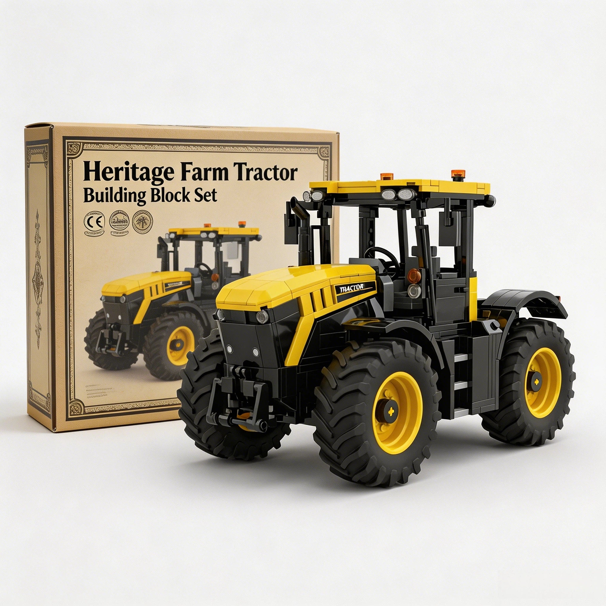 🚜Heritage Farm Tractor Building Block Set