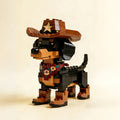 Cowboy-Dachshund-Baustein-Set – Limitierte Auflage🐶