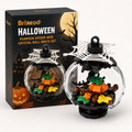 🕸️🎃 Halloween Pumpkin Spider Web Crystal Ball Brick Set ✨