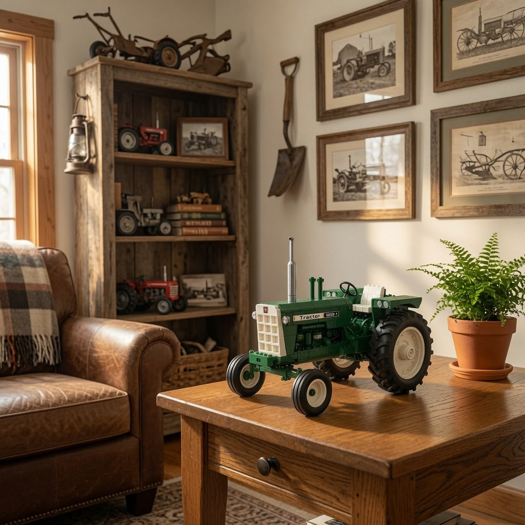 Bausatz Retro-Traktor der Heritage-Serie von 1950 – Sammleredition „Grünes Feld“