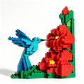 Hummingbird & Hibiscus Garden Brick Set 🌺🐦
