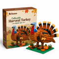 🦃🎃 Collectible Harvest Turkey Brick Set 🍂✨