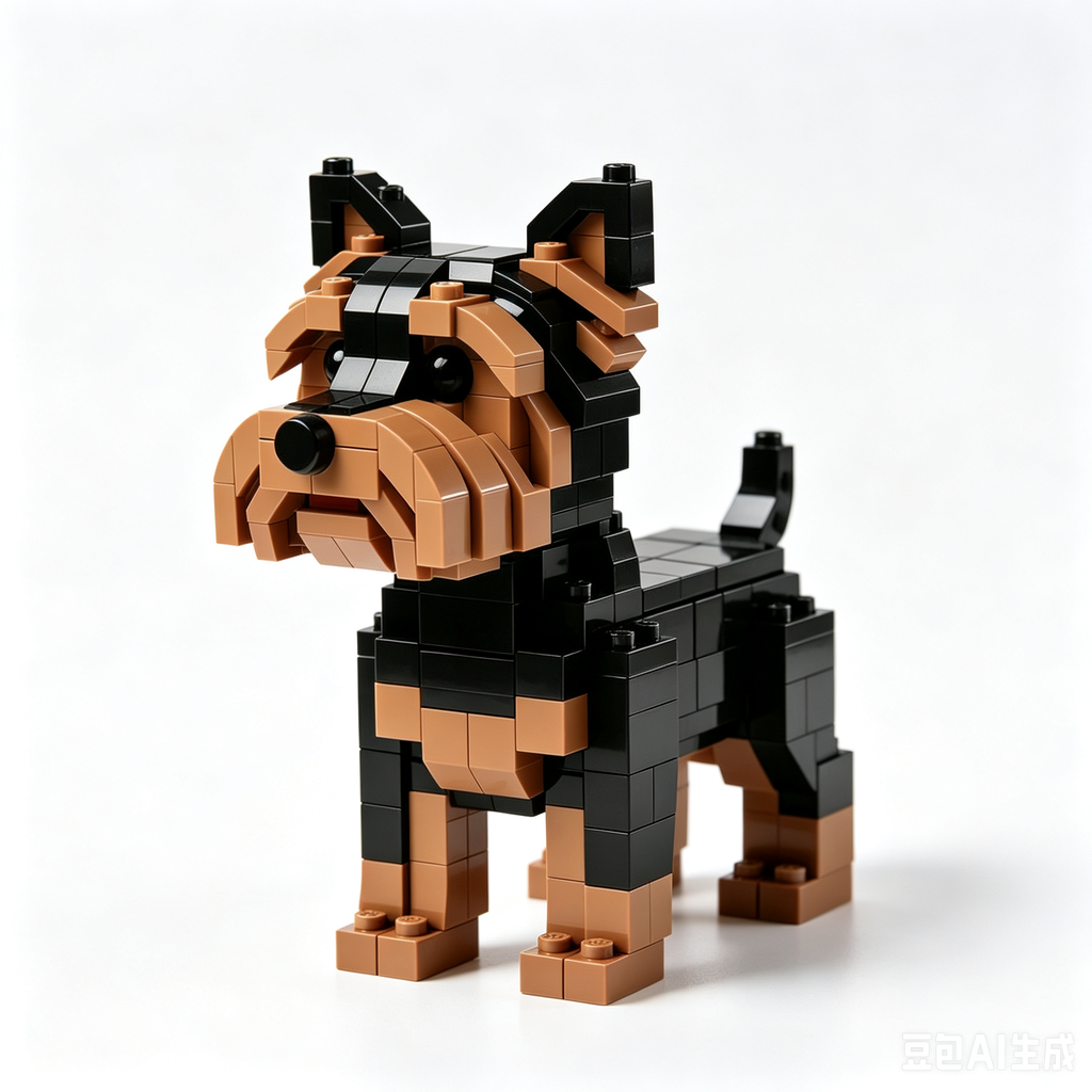 Brick Dogs—Yorkshire Terrier Brick Set