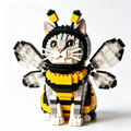 Honeybee Kitty Building Block Set