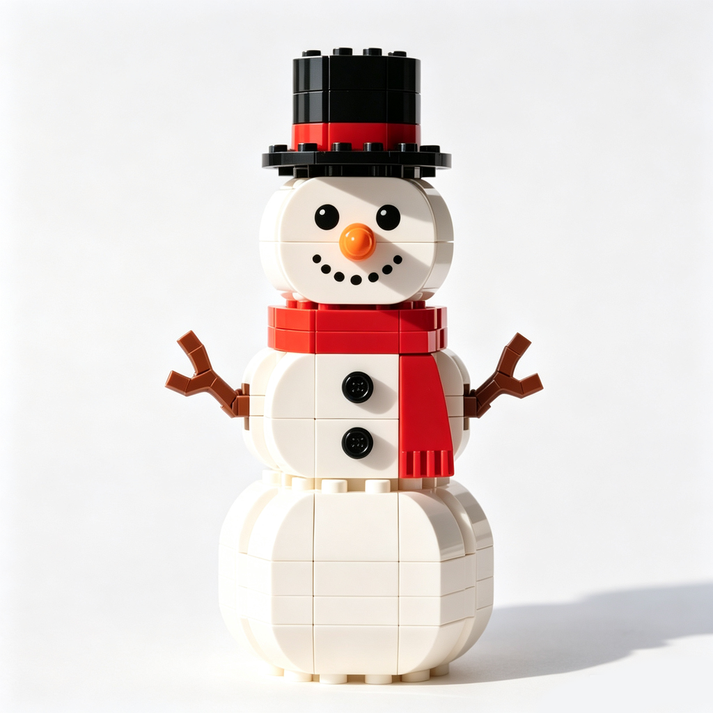 2025 Christmas Edition– Snowman Building Blocks