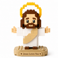 Jesus Loves You Building Block Figure Set ✝️💛