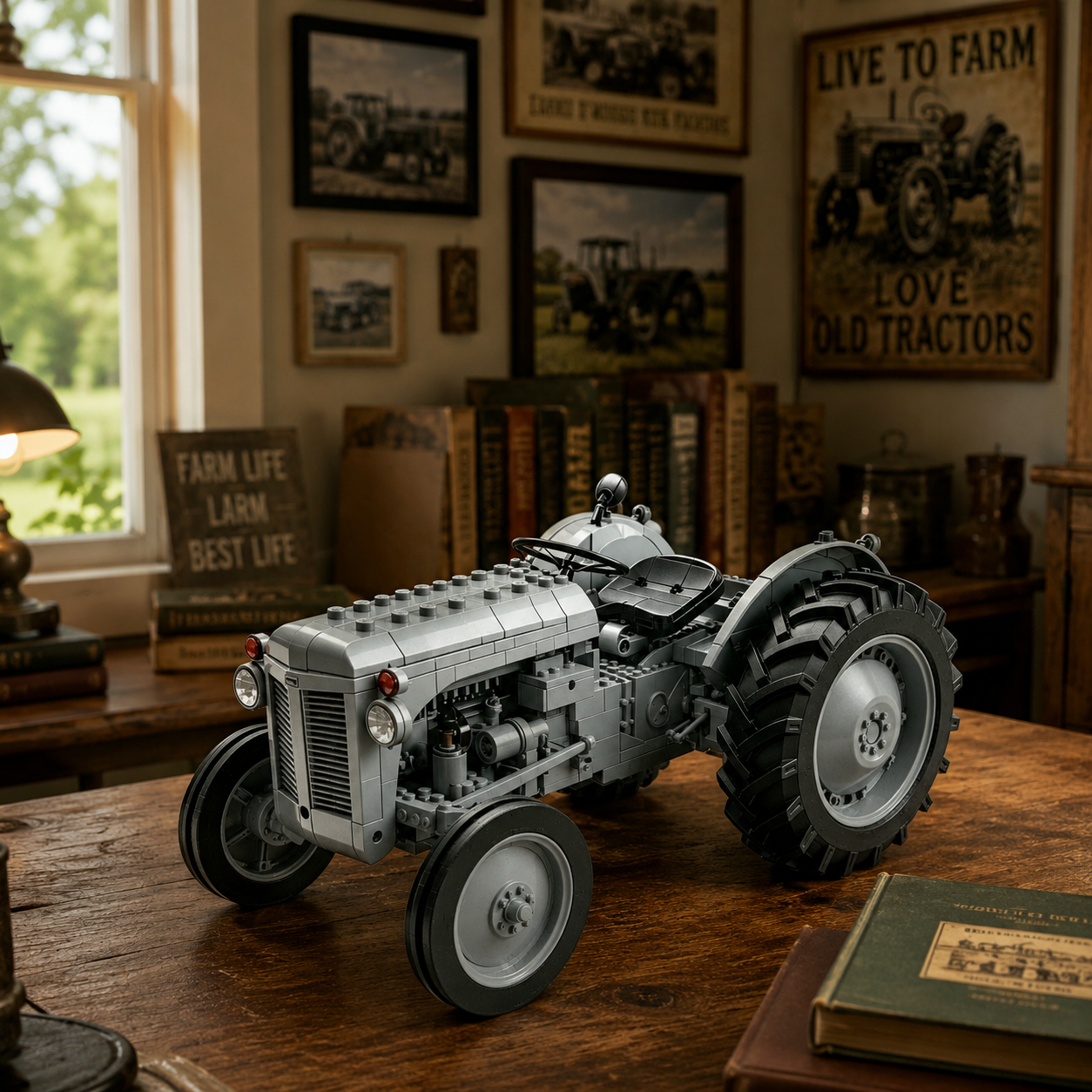 Klassischer Farmtraktor-Bausatz – 1948 Grey Field Edition
