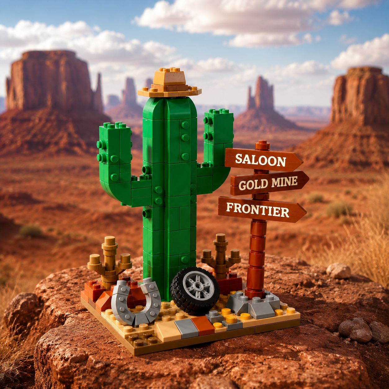 Wild West Cactus Building Set 🌵🏜️