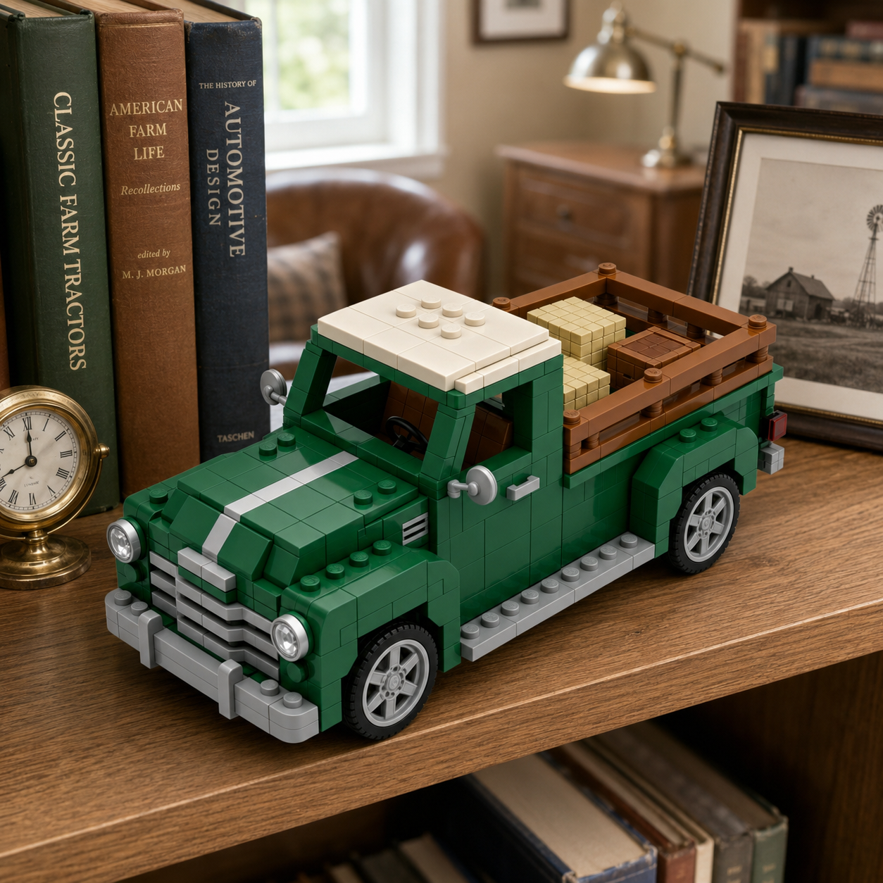 1950s Heritage Farm Truck Building Set 🛻🌾