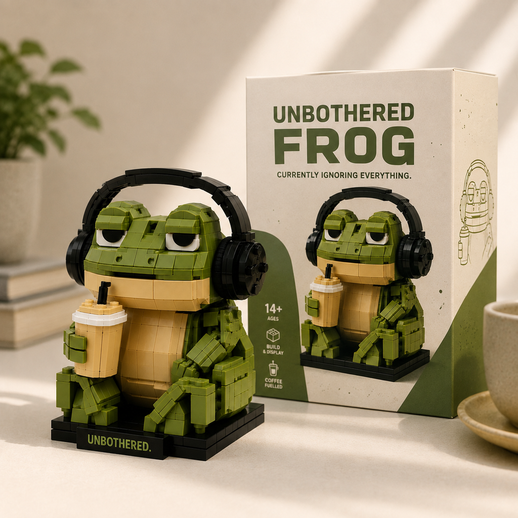Unbothered Frog Building Set