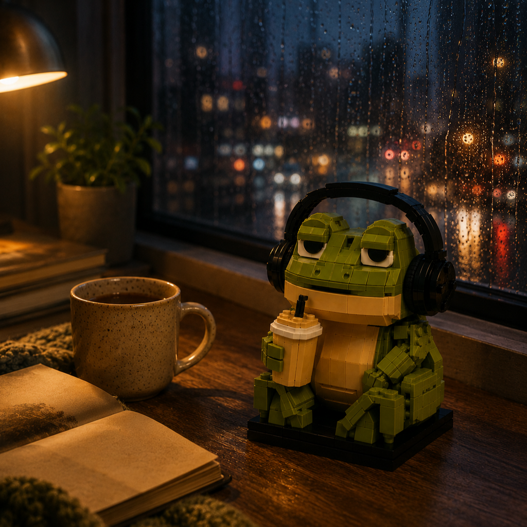 Unbothered Frog Building Set
